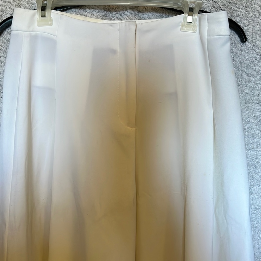 Zara basic capri wide leg trousers